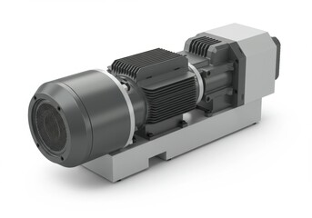 Industrial grade electric motor assembly for heavy machinery applications