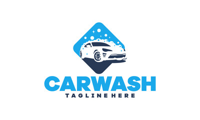 Car Wash logo designs concept vector, Automotive Cleaning logo template