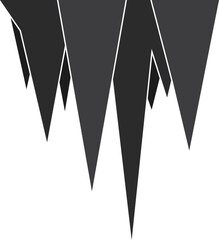 stalactite cave geology environment science icon.svg