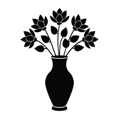 A vibrant bouquet blooms in a glass vase, a beautiful floral decoration.