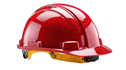 Hard hat, Safety: A striking hard hat, in a vibrant hue.