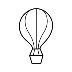Obraz premium Air balloon Icon Vector