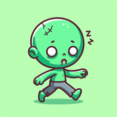 funny cartoon zombie