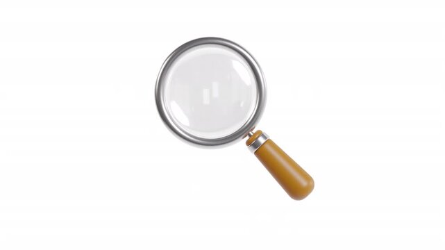 3D Magnifying Glass Animation | Alpha Loop