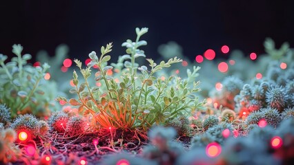 Light nourishes natural vegetation