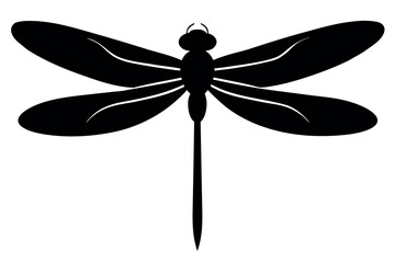 dragonfly vector silhouette