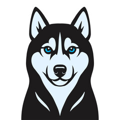 Siberian husky illustration