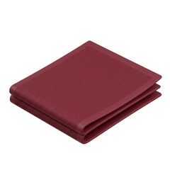 Burgundy Wallet: Product Presentation 3D Render Isolated on Transparent Background