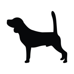 beagle dog silhouette
