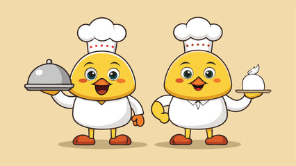 Chicks vector design, Chicks logo and icon design, Chicks Cartoon illustration vector design