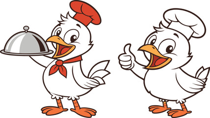 Chef Chicks vector design, Chicks logo and icon design, Chicks illustration vector design
