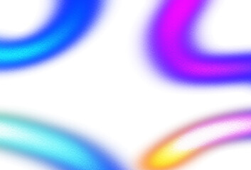 Abstract glowing grainy light leaks photo overlay effect cutout on transparent background, film grain texture with noise dust scratches, grunge and rough color gradients shape cutout, png file