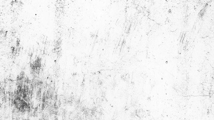 distressed white grunge texture with black speckles and smudges on rough aged surface  
