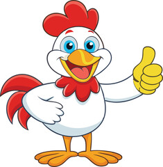 Chicken vector design, Cock icon design