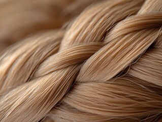 Closeup of braided lacefront wig in caramel brown, detailed textures captured under golden lighting