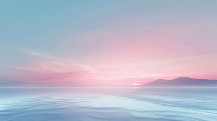 Soft pastel gradients merging seamlessly into a tranquil and minimalist backdrop