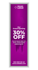 Sale banner template