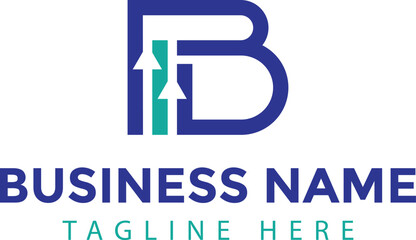 Letter B Finance and Investment Logo Design | Business Growth and Wealth Management Icon