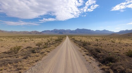 Fototapeta premium Dusty desert road