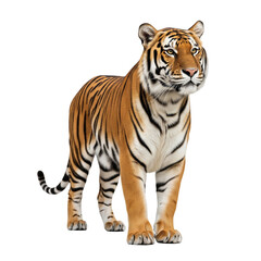 Fototapeta premium tiger isolated on white background