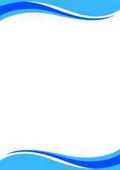 abstract blue wave background