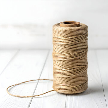 A spool of kitchen twine made from natural fibers, ideal for tying herbs, meats