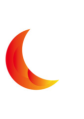 Crescent Moon Logo – Elegant Night Sky Symbol