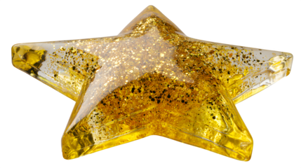 gold star on white background