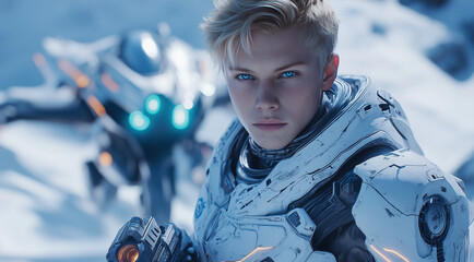 Nordic People, Fallen Angel, Hybrind Human, Arctic Human, Hyperborea, Futuristic