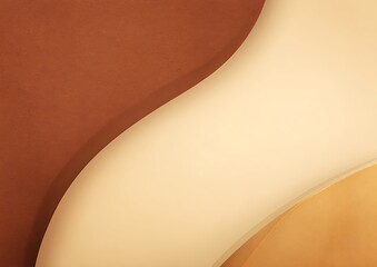 Minimalist curves in earthy neutral tones