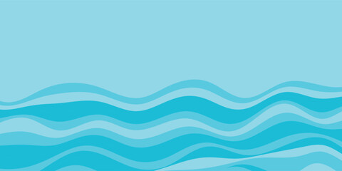 blue sea wave background