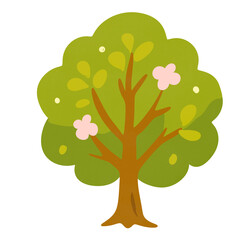 Fototapeta premium tree with green leaves