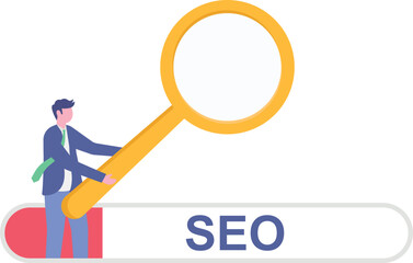 SEO, search engine optimization to help website reach top ranking in search result page,
