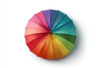 Obraz premium Colorful umbrella, top view