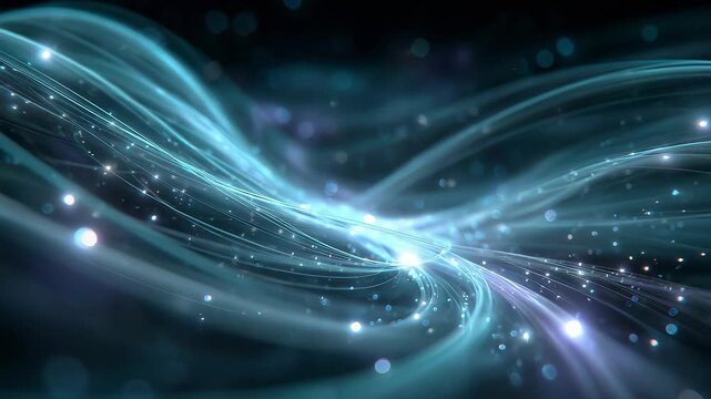 Technology Light Flow Data Information Transmission