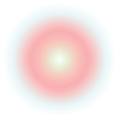 Soft Gradient Aura with Red and Blue Hues.