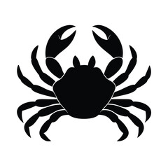blue crab on white background