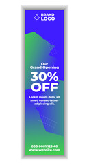 Obraz premium Modern sale banner design template