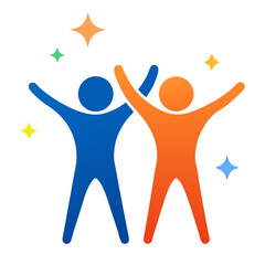 high-quality-vector-of-two-abstract-human-figures-