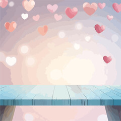 Romantic Valentine's Day themed background