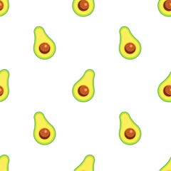 Avocado pattern geometric seamless. fresh avocados pattern.