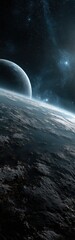 Fototapeta premium Alien Planet: Cosmic Landscape