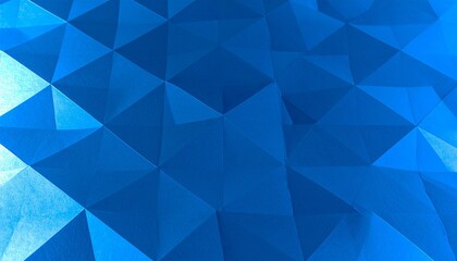 Fototapeta premium abstract blue triangle background