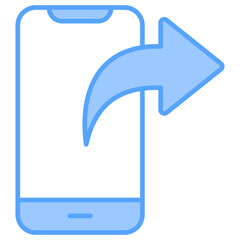 Share Post Blue Icon