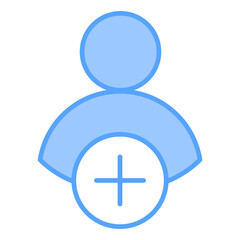 Follow User Blue Icon