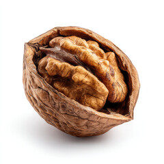 walnuts on a white background