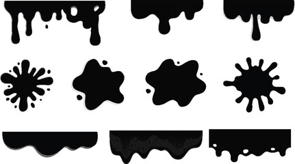 honey drip, caramel black vector