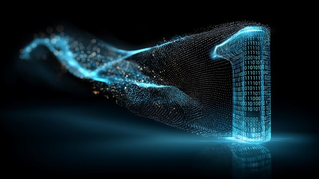 Binary Code Flow Technology Background