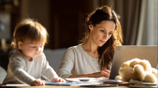 Balancing Parenting Responsibilities and Online Learning for Adults
