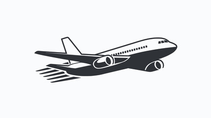 Minimal Airplane Logo